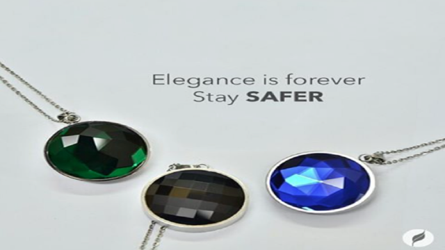 Some business men in India have invented a device that can be planted inside of jewelry that women can use to notify contacts that they are in danger and their location. (Instagram/leafwearables)